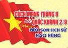 Chào mừng kỷ niệm 79 năm ngày cách mạng tháng 8 và Quốc khánh 2/9